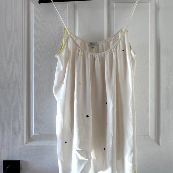 Aritzia Babaton Silk White Tank Top - Picture 1 of 4
